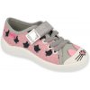 BEFADO 1X184 dievčenské tenisky 1 SZ ružová mačka 26 251X184_26