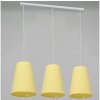 Luminex | Luster na lanku PINIO 3xE27/60W/230V žltá | LU0124
