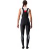 Castelli Sorpasso RoS W bibtight, Black/ Reflex Veľkosť: M Dámske zimné cyklistické nohavice s trakmi