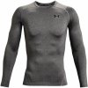 Pánske kompresné tričko s dlhým rukávom Under Armour HG ARMOUR COMP LS sivé 1361524-090 - L
