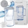 Sklenený filtračný džbán Aquaphor Glass 2,5l s filtrom Maxfor+ MG sivý