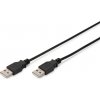 Digitus AK-300101-050-S USB kabel A/samec na A-samec,černý, 5m