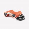 QUECHUA Turistický ďalekohľad Hike 100 bez nastavovania 6×25 oranžový