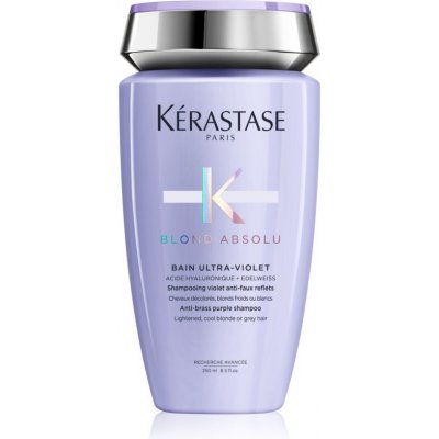 Kérastase Blond Absolu Bain Ultra-Violet šampónový kúpeľ pre zosvetlené, melírované studené blond vlasy 250 ml