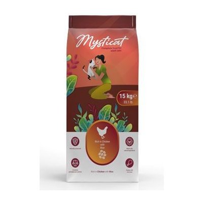 Kraftia MYSTICAT Adult Chicken & Rice 15 kg