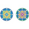 Mandala okenná nalepovacia - Harmónia - 2 malé