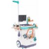 Interaktívna Lekárska Sada s Lekárskym Vozíkom pre deti 3+ EKG RTG + Teplomer + Stetoskop + Príslušenstvo 26 ks