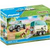 Playmobil 70511 Auto s přívěsem pro poníky