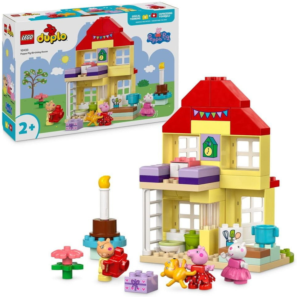 LEGO® DUPLO 10433 Prasiatko Peppa a narodeninový dom