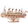 RoboTime drevené 3D puzzle Zaoceánsky parník -