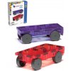 Magna-Tiles Magnetická stavebnica Cars 2 dielna Purple/red