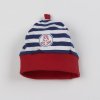 Dojčenská bavlnená čiapočka New Baby Marine, 80 (9-12m)
