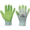 KIXX FUDGE rukavice nylon. latex. dlaň Farba: zelená, Velikosť: 4