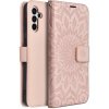 Flipové púzdro MEZZO Book case pre Apple iPhone 12 mini, mandala rose gold