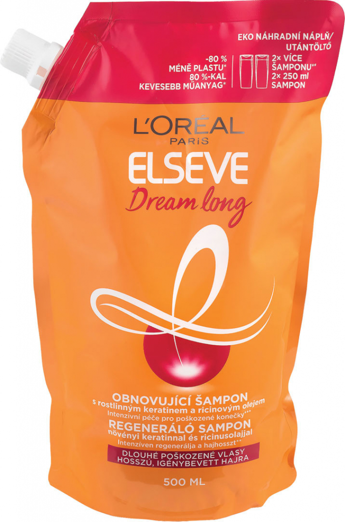L\'Oréal Elseve Dream Long šampón Náplň 500 ml