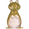 Záhradná dekorácia na plot Žaba, 8 x 8 x 14 cm, keramika