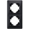 Rámik pre anténovú, elektrickú, internetovú, USB zásuvku do steny Videx čierny