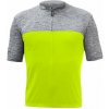 SENSOR CYKLO MOTION pánsky dres kr.rukáv celozips neon yellow/sivá Veľkosť: L