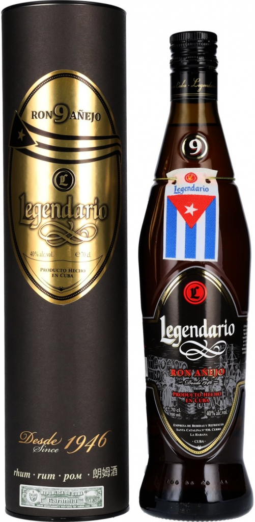 Legendario Anejo 9y 40% 0,7 l (čistá fľaša)