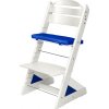 Jitro Detská rastúca stolička Plus biela Modrý klin + modrý
