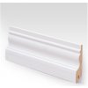 KRONO Biela MDF LK120 - soklová lišta dĺžka 2,4 m, výška 120mm KRONO Biela obvodová lišta MDF