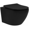 Rea WC - Carlo Mini Tornado NF Čierna Matná