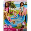 Barbie bábika s bazénom a šmýkačkou
