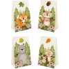 Party Taštičky na cukríky Lesné zvieratká 4ks sada