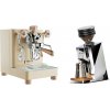 Lelit Bianca PL162T V3, gold + Eureka Mignon Zero 65 Speedy, CR chrome