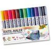 folia 581 fixky na textil, sada 12 ks, rôzne farby