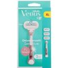 Gillette Venus Deluxe Smooth Sensitive sada:: holicí strojek 1 ks + náhradní hlavice 2 ks pro ženy