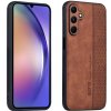AZNS Embossed Skin case Samsung Galaxy A15 4G/5G hnedé