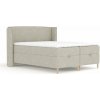 Svetlosivá boxspring posteľ s úložným priestorom 180x200 cm Monpelli – Maison de Rêve