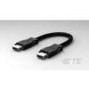 TE Connectivity USB kábel USB-A zásuvka, USB-A zásuvka 5.00 m 2083112-5; 2083112-5