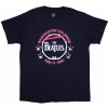 Tričko The Beatles - Washington '64 Drum, Unisex,Modrá,S