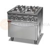 Plynový sporák s plynovou rúrou 1x2,5 kW + 3x3,5 kW + 4,5 kW (rúra) | KROMET, 000.KG-4s/PG-1