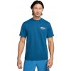 Pánske funkčné tričko s krátkym rukávom Nike HYVERSE modré FN3279-476 - S