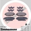 Sada brzdových platničiek kotúčovej brzdy OTTO ZIMMERMANN 25875.160.1
