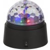 Globo 28014 LED stolné dekoratívne svietidlo Disco 6x0,06W - vypínač na tele, disko osvetlenie, bez batérií 3xAA