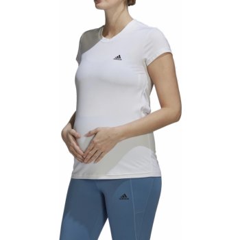 adidas dámske tričko Performance Maternity T Biela Čierna