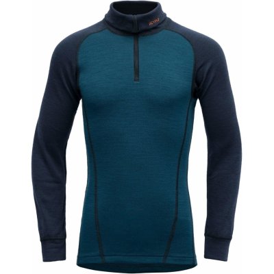 Devold Duo Active Merino Zip Neck Jr blue