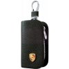 KOŽENÉ PUZDRO na kľúče PORSCHE logo KĽÚČIK do auta ELEGANTNÁ kľúčenka