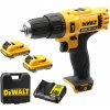 DeWALT DCD716D2 Aku príklepová vŕtačka (30Nm/10,8V/2x2,0Ah) kufor