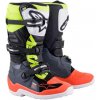 ALPINESTARS topánky TECH 7 S 2022 detské dark grey/fluo red/yellow - 40,5