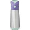 Detská termoska so slamkou B.BOX LILAC POP 500 ML Strieborná,Mix