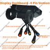Kugoo Kirin Kukirin G2 MAX Displej Dashboard 4 Pin B verzia