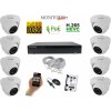 Monitorrs Security IP 8 kamerový set 2 Mpix WDome (6001K8) (Monitorrs Security)