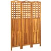 Multidom 3-panelový paraván 121x2x170 cm masívne akáciové drevo
