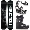 Hatchey Leader freestyle snowboard + Raven Fastec FT360 black viazanie + Raven Target obuv - 163 cm Wide + L (EU 41-44)