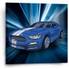 Sablio Obraz Mustang Modré pozadie - 50x50 cm